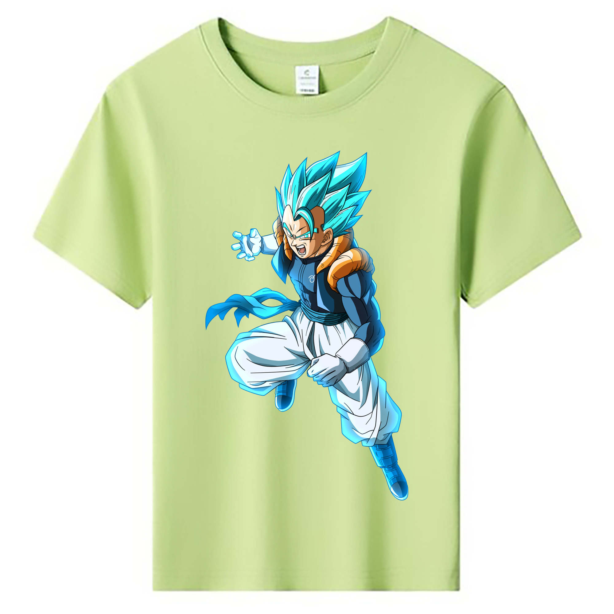 （画像用） ドラゴンボール ベジータ四世（Bejīta Yonsei）DRAGON BALL Vegeta IV 綿100％キッズTシャツ（フロントプリント）